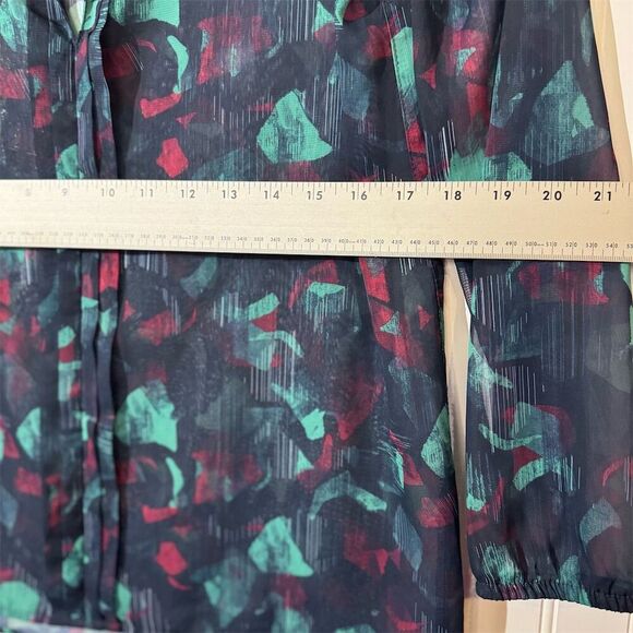 VTG Y2K Mudd Sheer Chiffon Blouse Top Boho Indie Festival Fairy Grunge Retro M - Picture 5 of 9